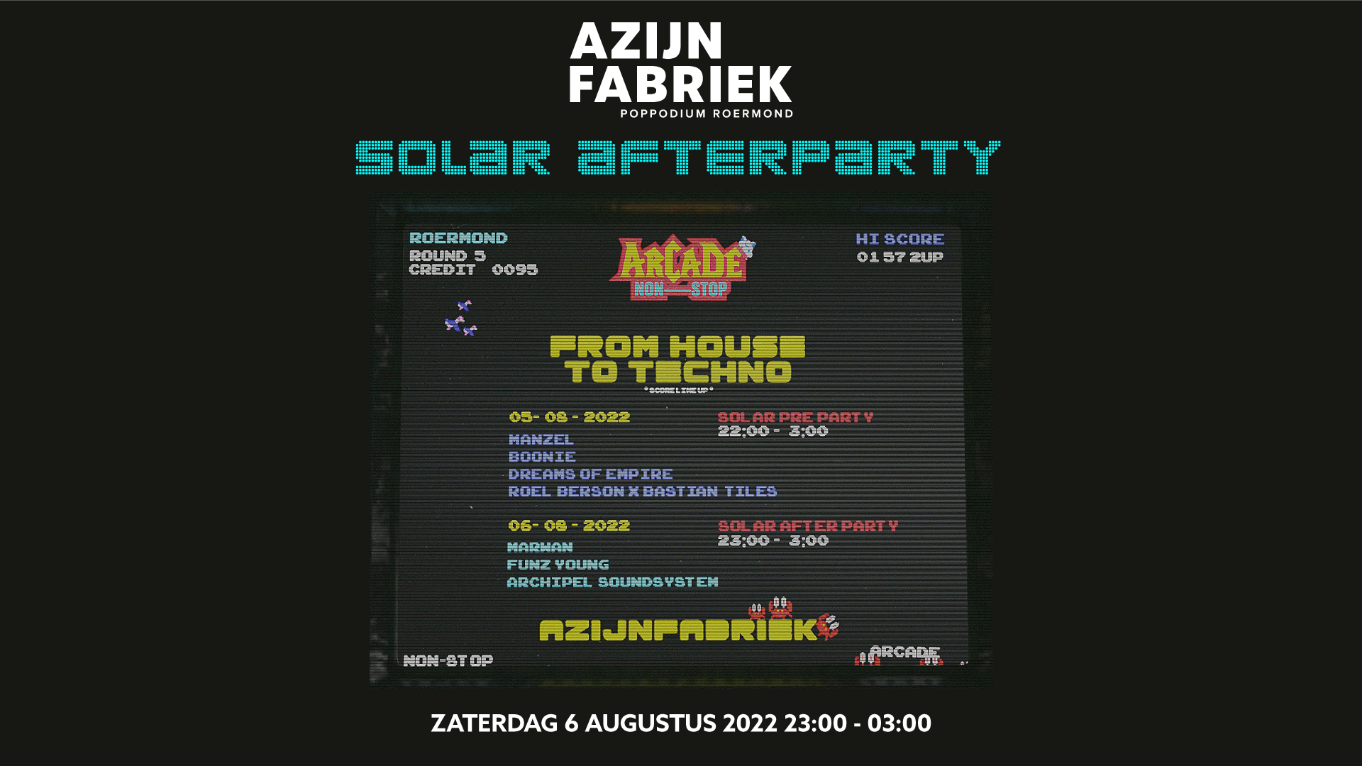 Azijnfabriek | Party - Solar 2022