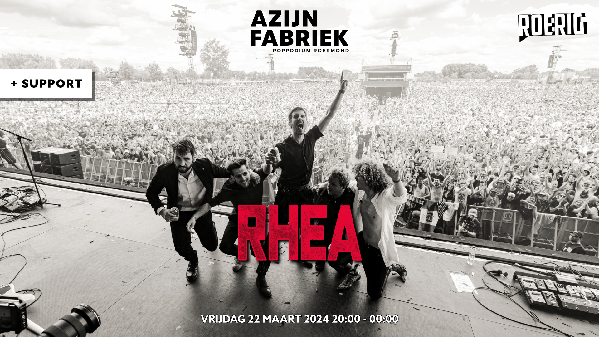 Azijnfabriek | Concert - RHEA + Support | Roerig