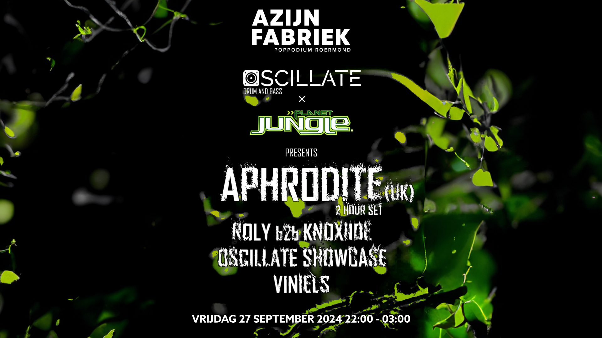 Azijnfabriek | Party - Oscillate x Planet Jungle