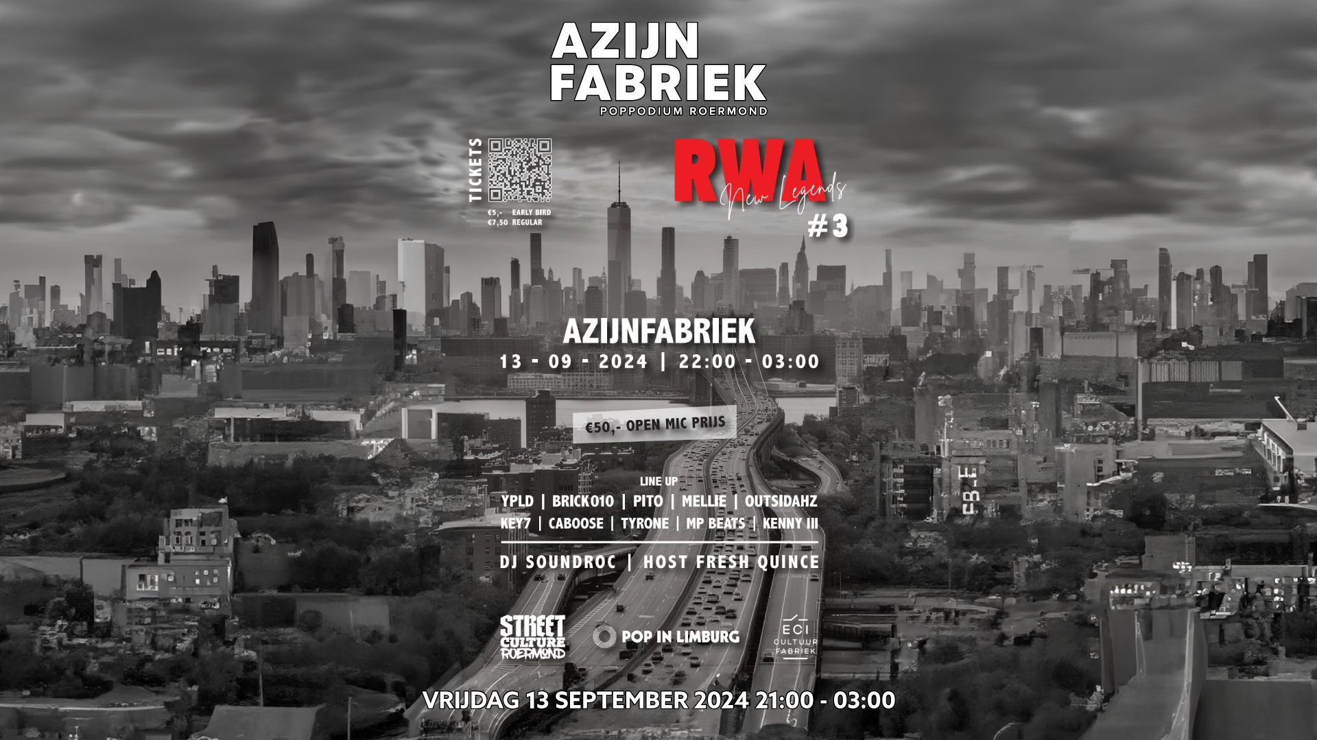 Azijnfabriek | Party - RWA (Roermond with attitude)