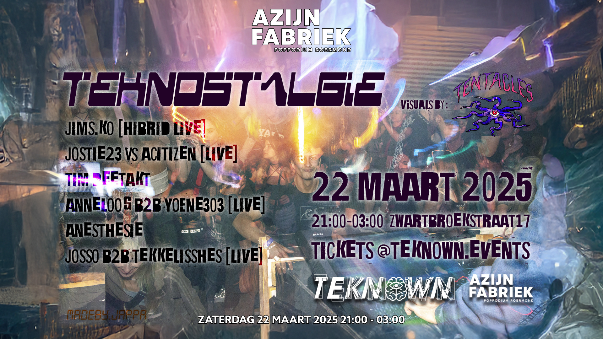 Azijnfabriek | Party - Teknown - TEKNOSTALGIE