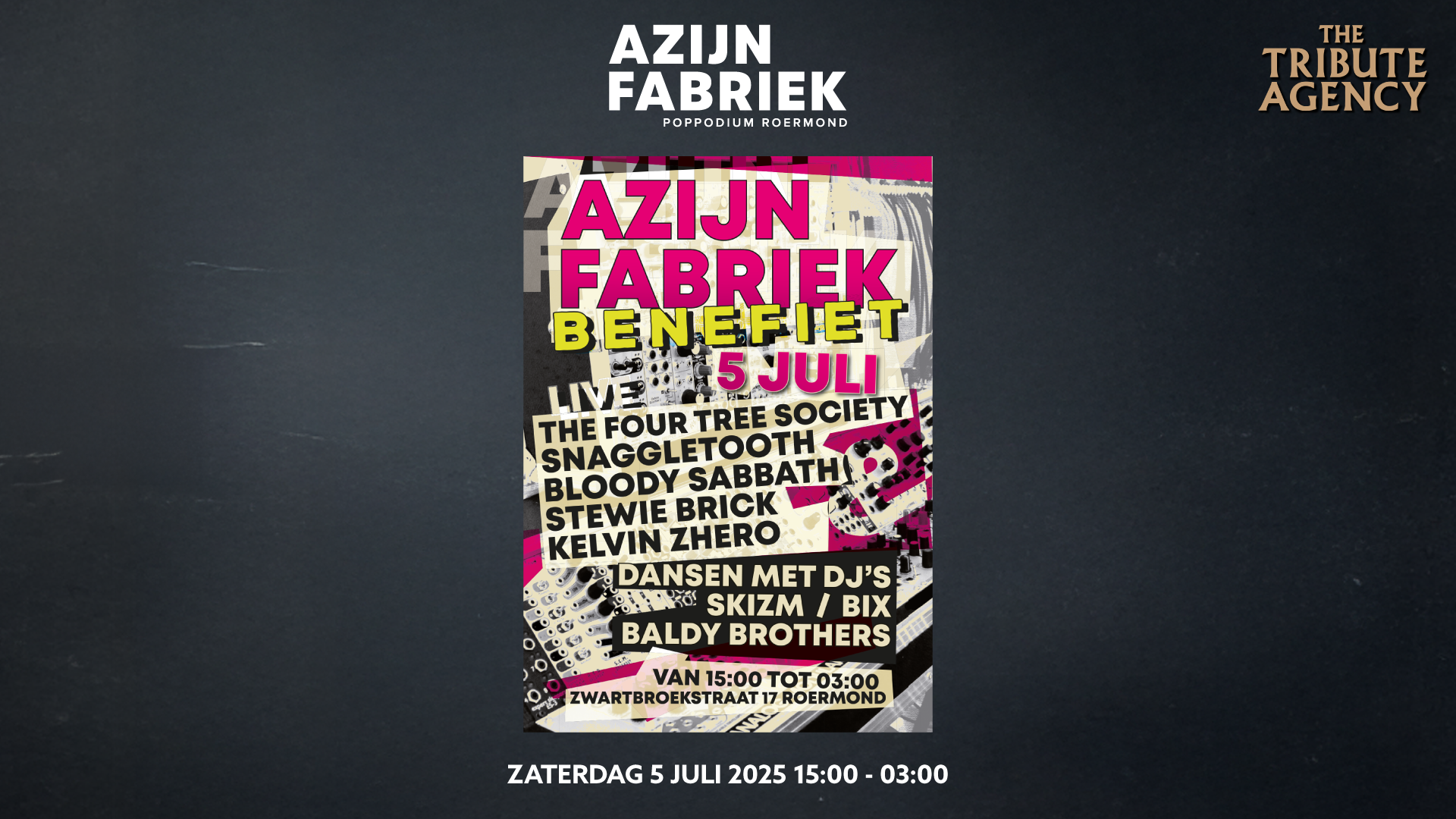 Azijnfabriek | Festival - Benefiet Festival AEK