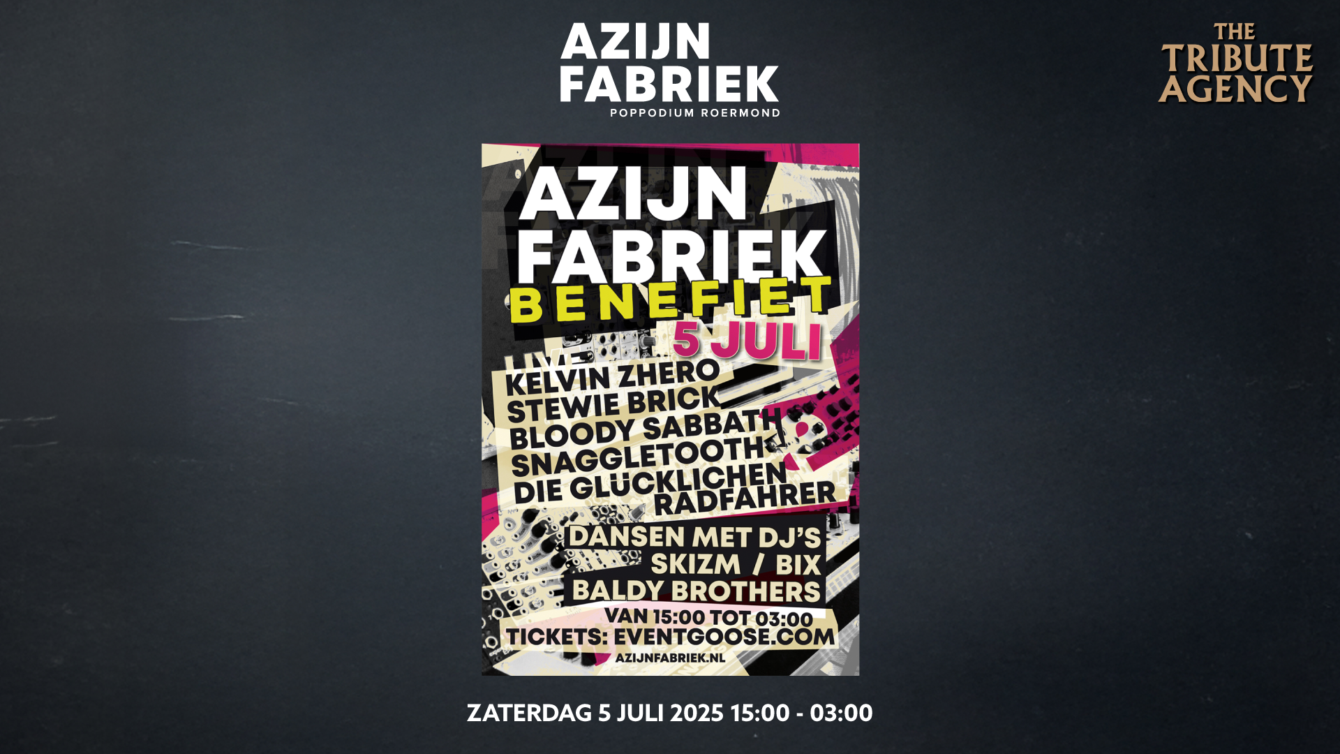 Azijnfabriek | Festival - Benefiet Festival AEK