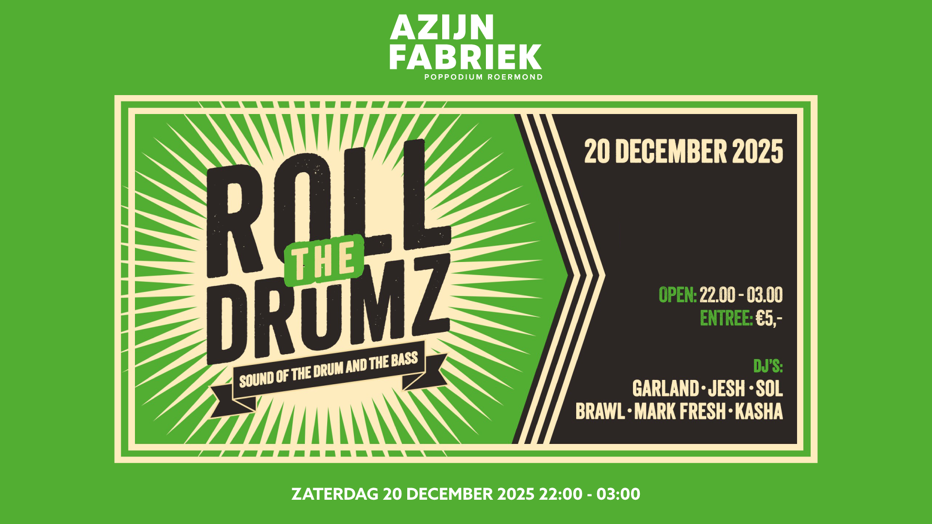 Azijnfabriek | Party - Roll The Drumz
