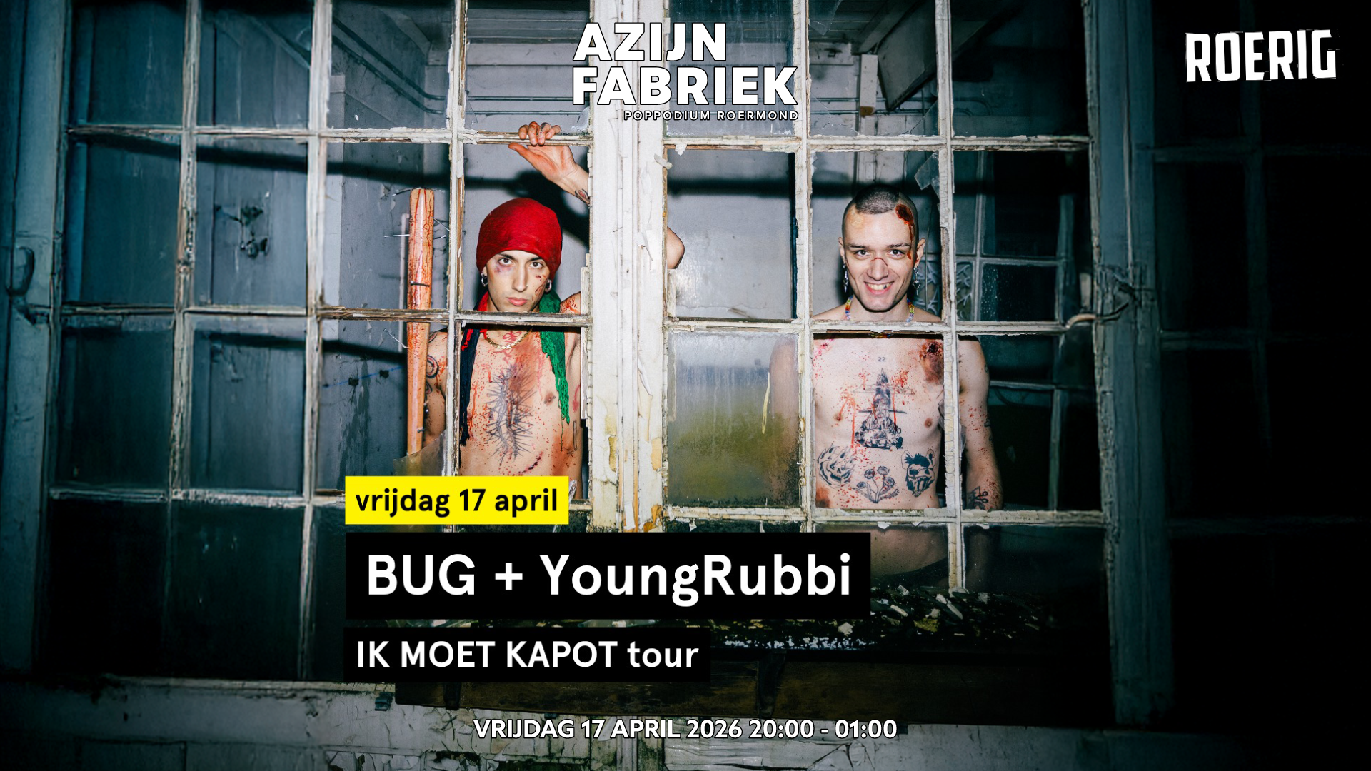 Azijnfabriek | Concert - BUG + YoungRubbi