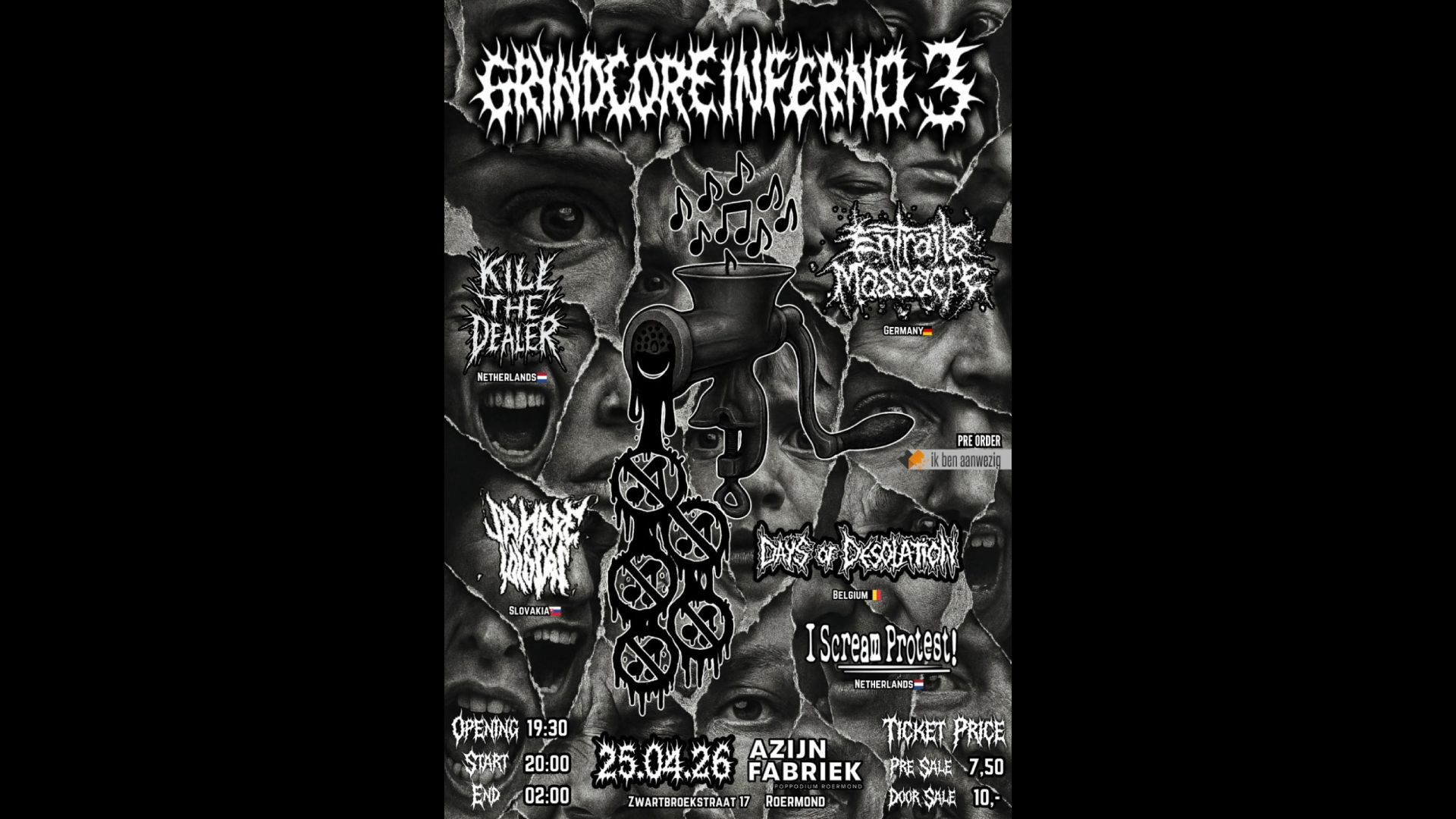 Azijnfabriek | Concert - Grindcore Inferno