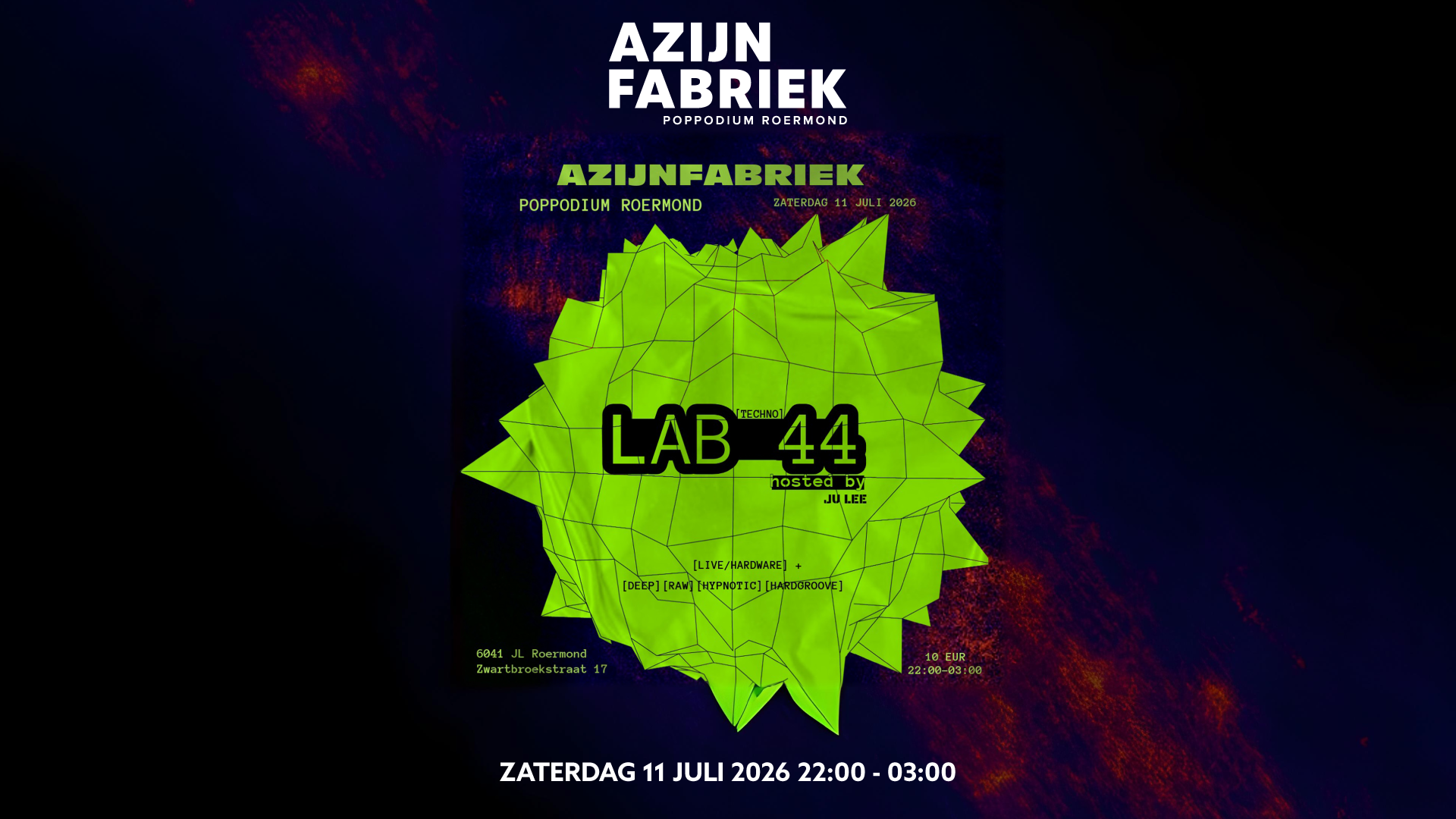 Azijnfabriek | Party - LAB 44