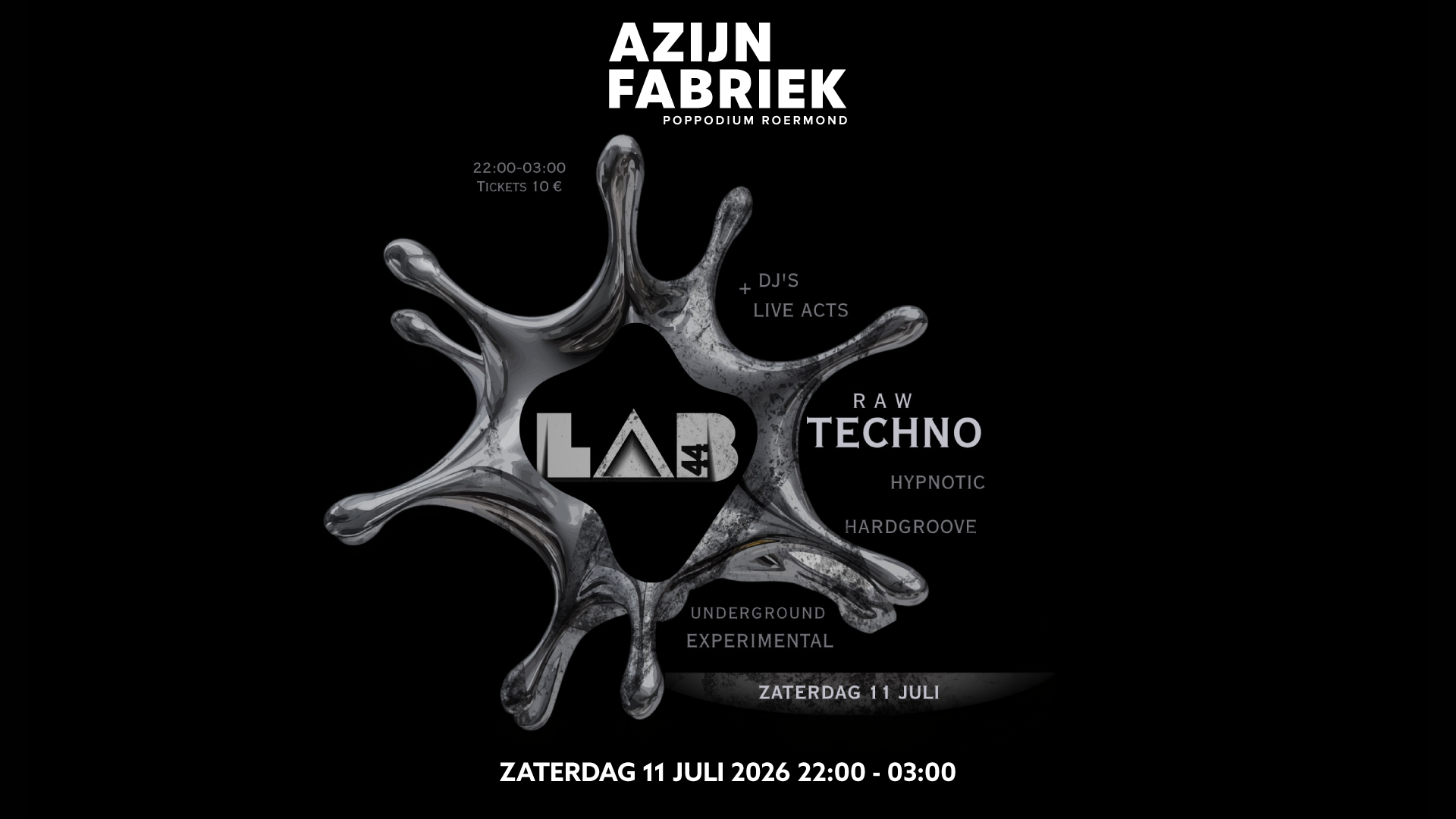Azijnfabriek | Party - LAB 44