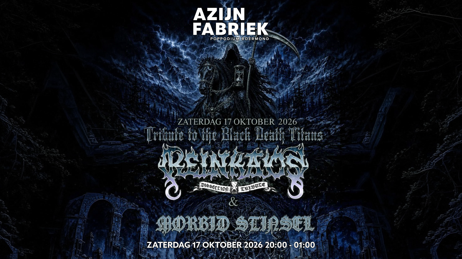 Azijnfabriek | Concert - Tribute to the Black Death Titans